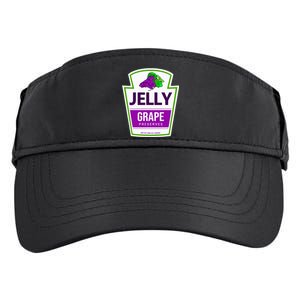 Lazy Costume Tees Grape Jelly Jar For Halloween Adult Drive Performance Visor