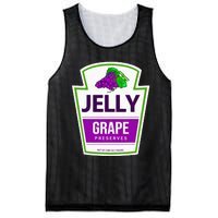 Lazy Costume Tees Grape Jelly Jar For Halloween Mesh Reversible Basketball Jersey Tank