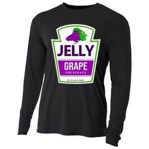 Lazy Costume Tees Grape Jelly Jar For Halloween Cooling Performance Long Sleeve Crew