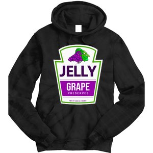 Lazy Costume Tees Grape Jelly Jar For Halloween Tie Dye Hoodie