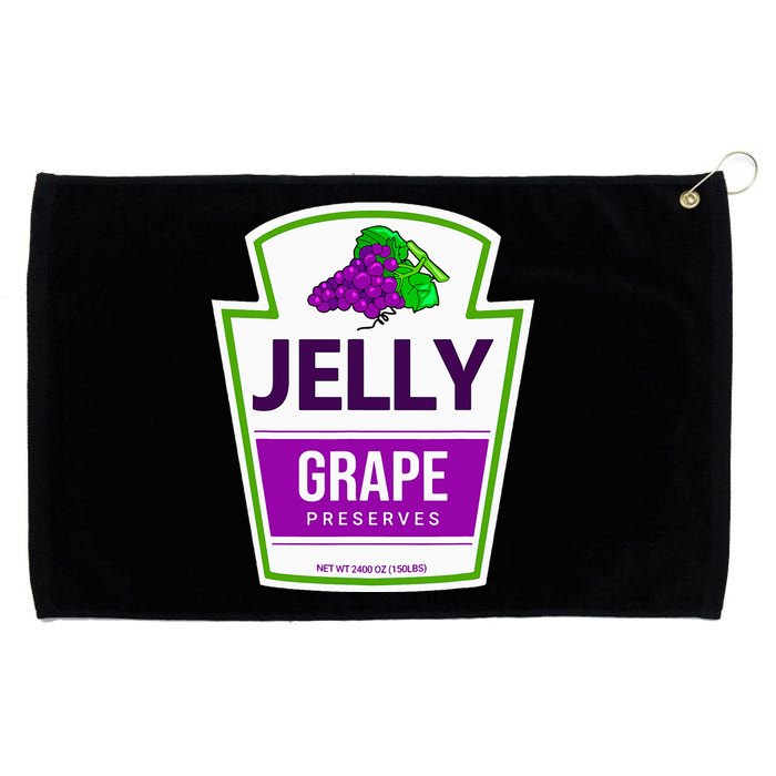 Lazy Costume Tees Grape Jelly Jar For Halloween Grommeted Golf Towel