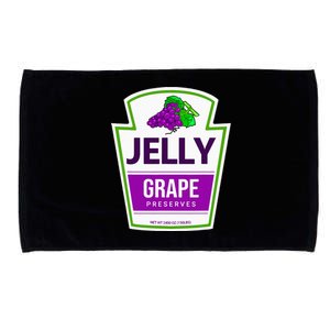 Lazy Costume Tees Grape Jelly Jar For Halloween Microfiber Hand Towel