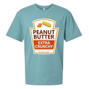 Lazy Costume Tees Peanut Butter Extra Crunchy For Halloween Sueded Cloud Jersey T-Shirt