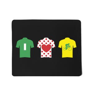 Love Cycling TDF Jerseys Mousepad