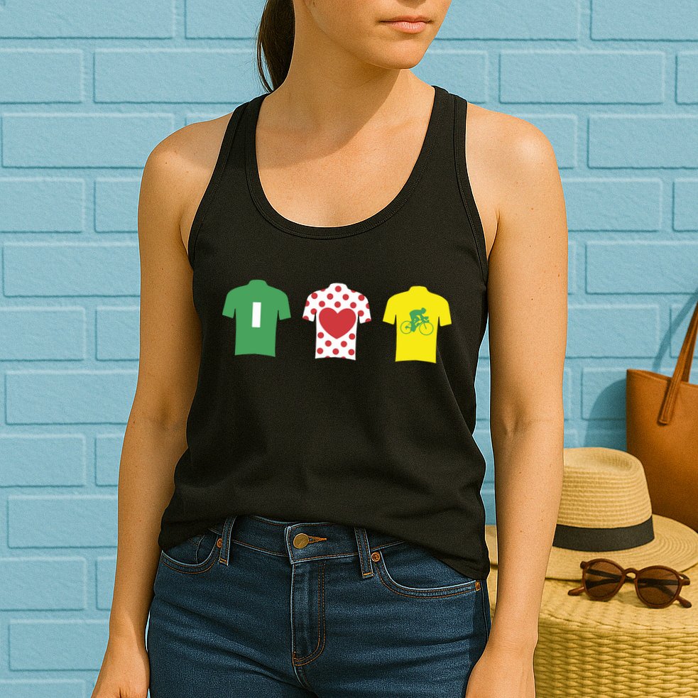 Love Cycling TDF Jerseys Womens Tank Top