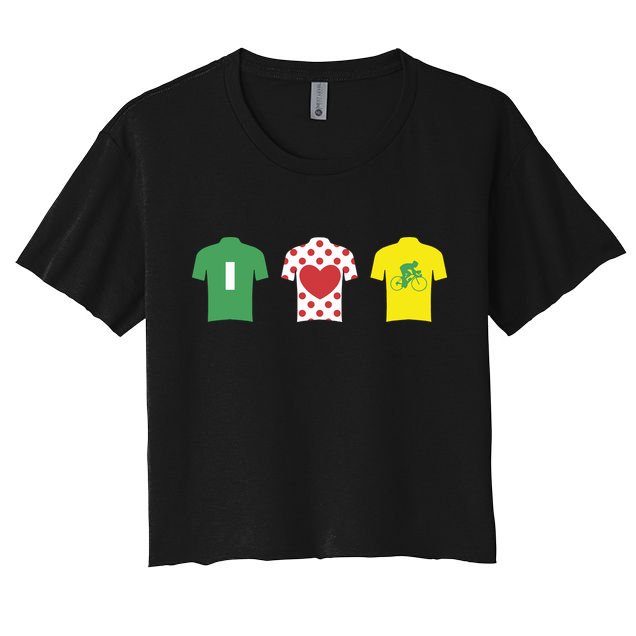 Love Cycling TDF Jerseys Crop Top