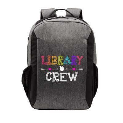 Library Crew Teacher Funny First Day Of School Gift Vector Backpack