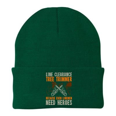 Line Clearance Tree Trimmer Arborist Knit Cap Winter Beanie