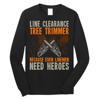 Line Clearance Tree Trimmer Arborist Long Sleeve Shirt