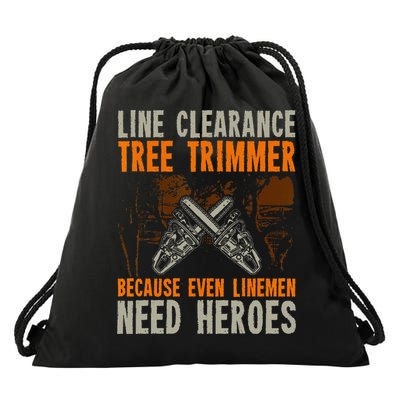Line Clearance Tree Trimmer Arborist Drawstring Bag
