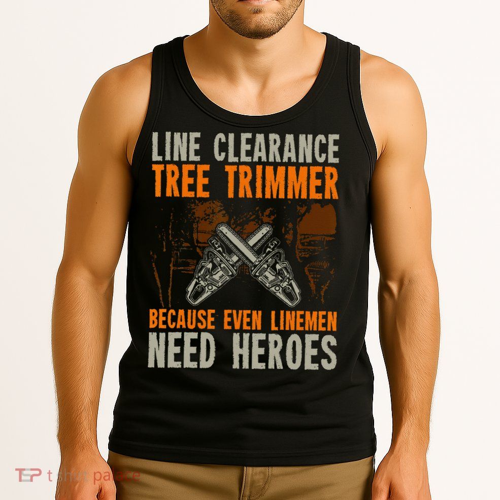 Line Clearance Tree Trimmer Arborist Tank Top
