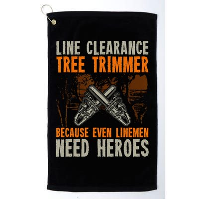 Line Clearance Tree Trimmer Arborist Golf Towel
