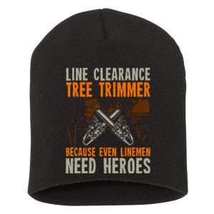 Line Clearance Tree Trimmer Arborist Short Acrylic Beanie