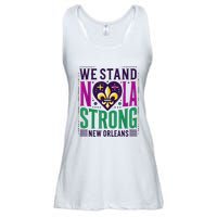 Louisiana Culture T Vintag We Stand Nola Strong Apparel Ladies Essential Flowy Tank