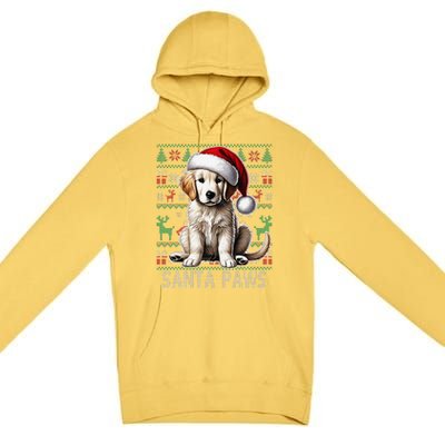 Labrador Christmas Ugly Sweater Funny Dog Lover Xmas Premium Pullover Hoodie