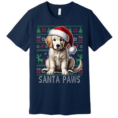 Labrador Christmas Ugly Sweater Funny Dog Lover Xmas Premium T-Shirt