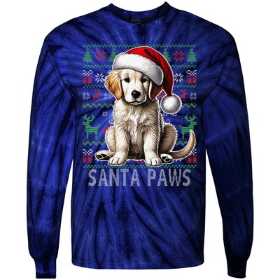 Labrador Christmas Ugly Sweater Funny Dog Lover Xmas Tie-Dye Long Sleeve Shirt