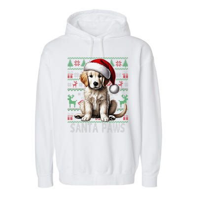 Labrador Christmas Ugly Sweater Funny Dog Lover Xmas Garment-Dyed Fleece Hoodie