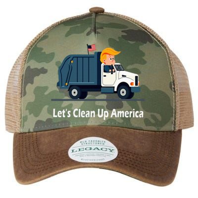 LetS Clean Up America With AmericaS Favorite Garbage Legacy Tie Dye Trucker Hat