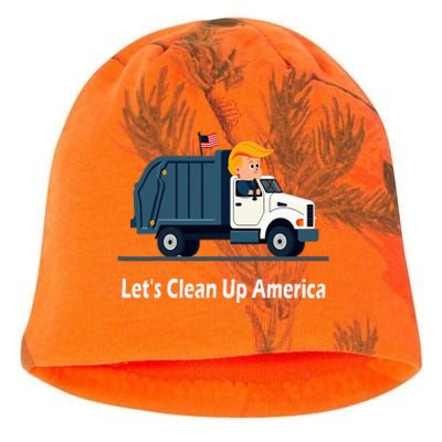 LetS Clean Up America With AmericaS Favorite Garbage Kati - Camo Knit Beanie