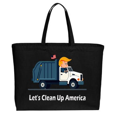 LetS Clean Up America With AmericaS Favorite Garbage Cotton Canvas Jumbo Tote