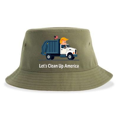 LetS Clean Up America With AmericaS Favorite Garbage Sustainable Bucket Hat