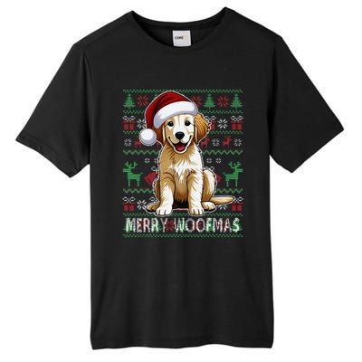 Labrador Christmas Ugly Sweater Funny Dog Lover Xmas Tall Fusion ChromaSoft Performance T-Shirt