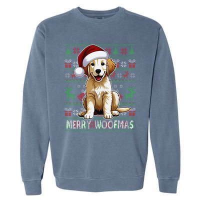 Labrador Christmas Ugly Sweater Funny Dog Lover Xmas Garment-Dyed Sweatshirt