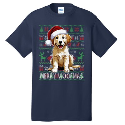 Labrador Christmas Ugly Sweater Funny Dog Lover Xmas Tall T-Shirt