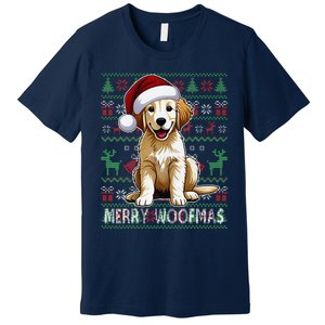 Labrador Christmas Ugly Sweater Funny Dog Lover Xmas Premium T-Shirt