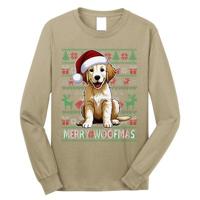 Labrador Christmas Ugly Sweater Funny Dog Lover Xmas Long Sleeve Shirt