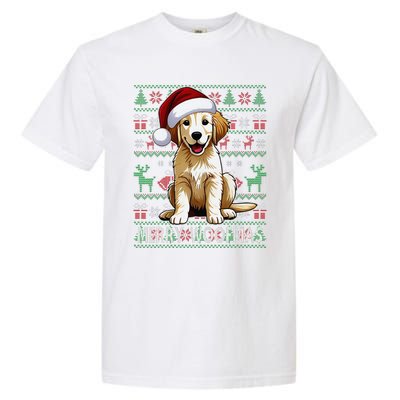 Labrador Christmas Ugly Sweater Funny Dog Lover Xmas Garment-Dyed Heavyweight T-Shirt