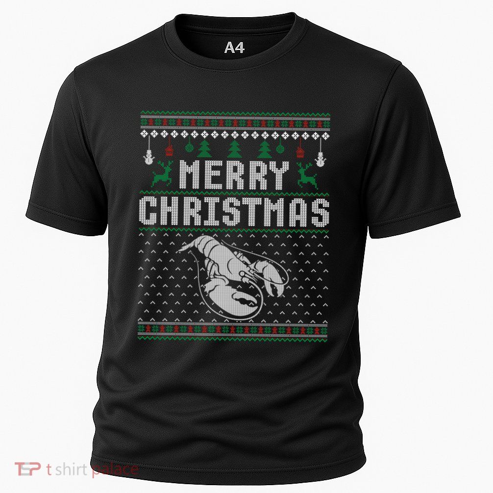 Lobster Christmas Ugly Funny Xmas Gift Performance Shirt