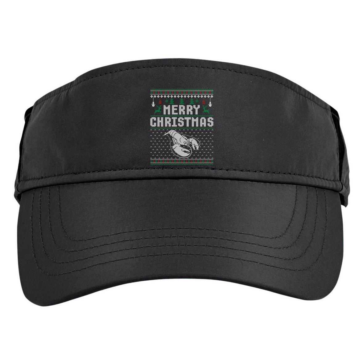 Lobster Christmas Ugly Funny Xmas Gift Adult Drive Performance Visor