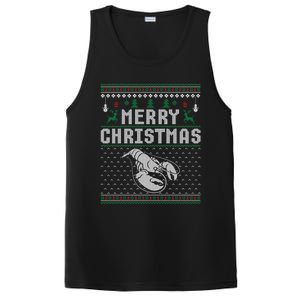 Lobster Christmas Ugly Funny Xmas Gift PosiCharge Competitor Tank