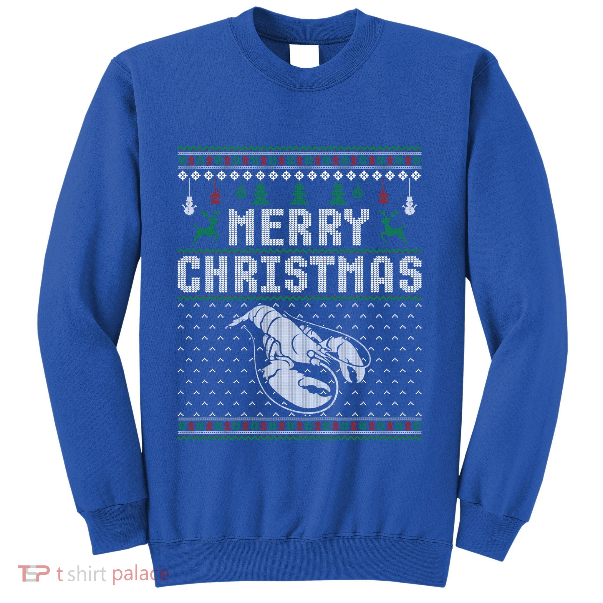 Lobster Christmas Ugly Funny Xmas Gift Sweatshirt