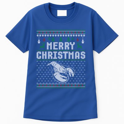 Lobster Christmas Ugly Funny Xmas Gift Tall T-Shirt