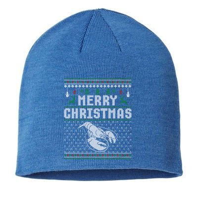 Lobster Christmas Ugly Funny Xmas Gift Sustainable Beanie
