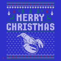 Lobster Christmas Ugly Funny Xmas Gift 16 in Basic Backpack
