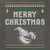 Lobster Christmas Ugly Funny Xmas Gift Cotton Canvas Backpack