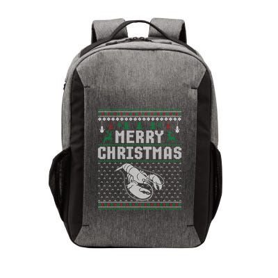 Lobster Christmas Ugly Funny Xmas Gift Vector Backpack