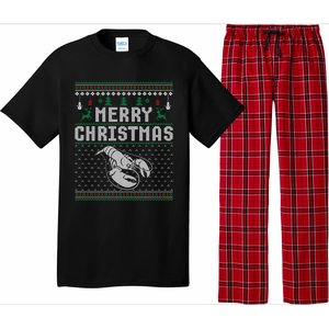 Lobster Christmas Ugly Funny Xmas Gift Pajama Set