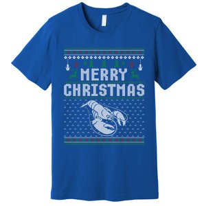 Lobster Christmas Ugly Funny Xmas Gift Premium T-Shirt