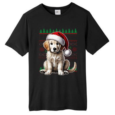 Labrador Christmas Ugly Sweater Funny Dog Lover Xmas Tall Fusion ChromaSoft Performance T-Shirt