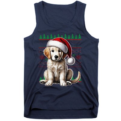 Labrador Christmas Ugly Sweater Funny Dog Lover Xmas Tank Top