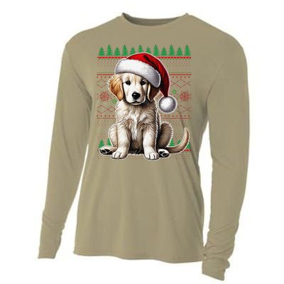 Labrador Christmas Ugly Sweater Funny Dog Lover Xmas Cooling Performance Long Sleeve Crew