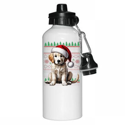 Labrador Christmas Ugly Sweater Funny Dog Lover Xmas Aluminum Water Bottle