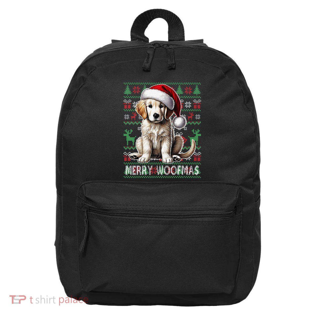 Labrador Christmas Ugly Sweater Funny Dog Lover Xmas 16 in Basic Backpack