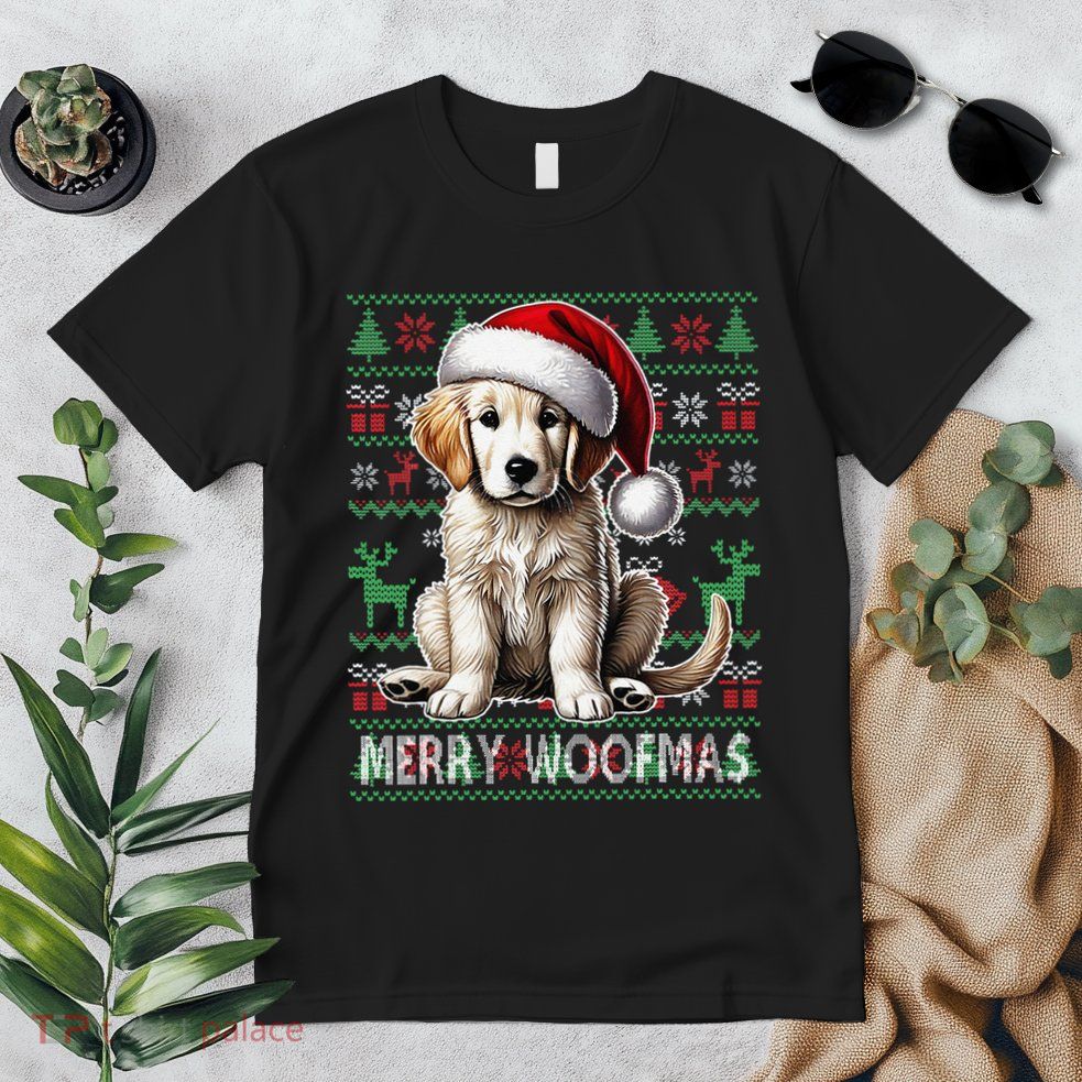 Labrador Christmas Ugly Sweater Funny Dog Lover Xmas Premium T-Shirt
