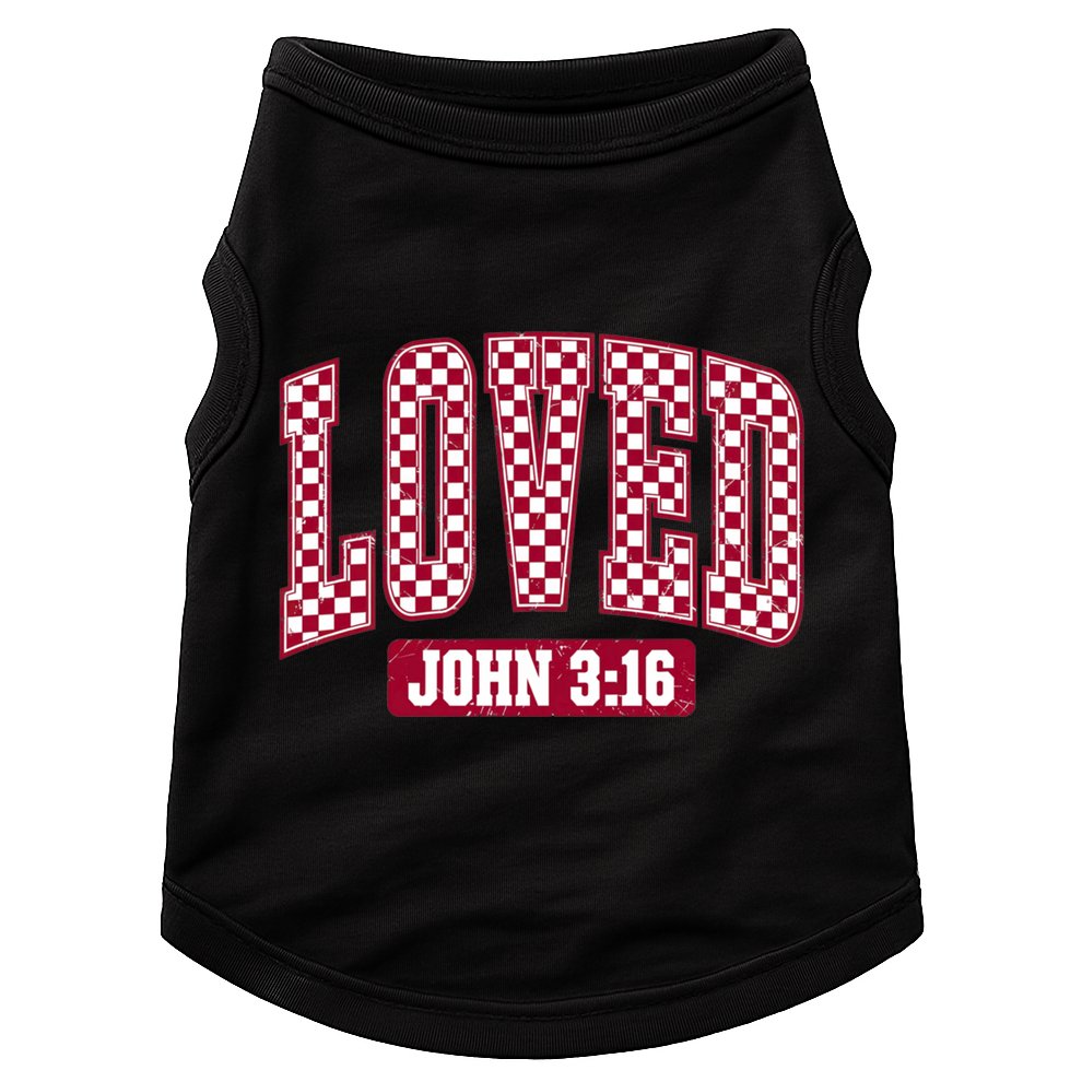 Loved Christian Valentines Great Gift Doggie Tank